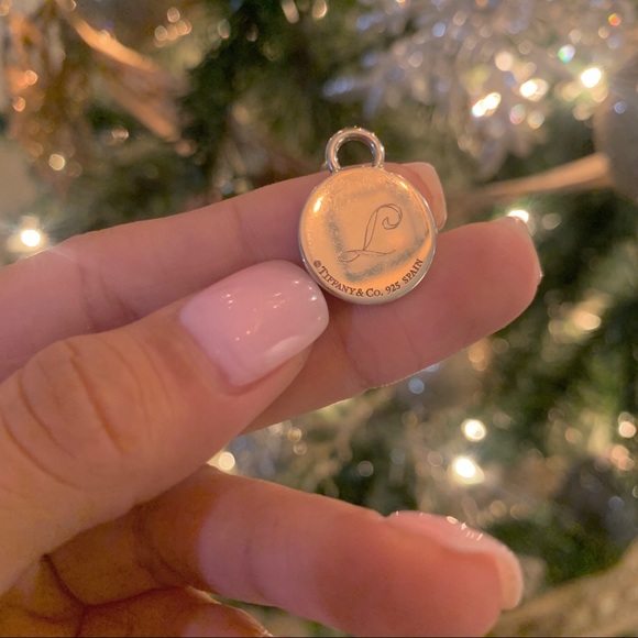 Tiffany & Co blue enamel circle charm - Picture 3 of 3